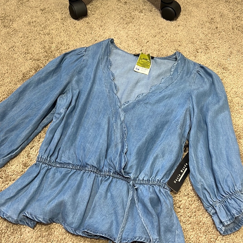Jean blouse new